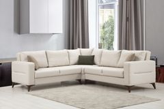 Kristal Hoekbank, Beige