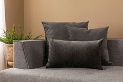 Agnes Cushion Cover, 45 x 45 cm, Grey