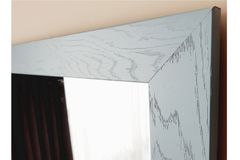 Wood Rechthoekige Staande Spiegel, 100x40 cm, Groen