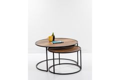 Circles Salontafel, Barok Walnoot