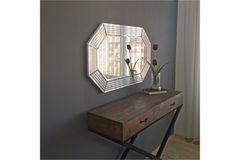 Neostyle Dressoir Spiegel, 60x100 cm, Zilver