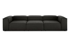 Frid Linnen 3-Zitsbank, Antraciet