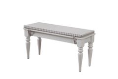 White Bank Grijs Kussen, 95 Cm