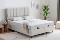 Luna Carpo Boxspring Set, 150x200 cm (Kleurkeuze Stof In Showroom)