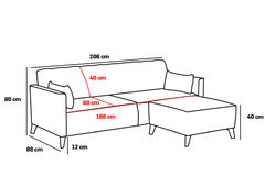 Trave Hoekbank, Zwart