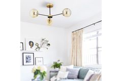 Apliqa Cassiel Hanglamp met 3 Lampjes, Zwart