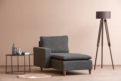 Pafu Lungo Chaise Longue, Donkergrijs