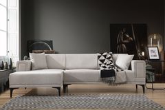 Horizont Hoekbank Links, Creme