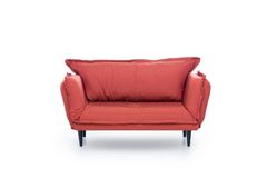 Futon Vino 2-Zitsbank, Steenrood