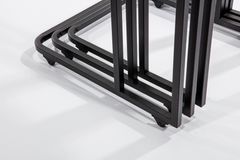 Mono C-Vormige Zettafels, 3-Delig, Wit