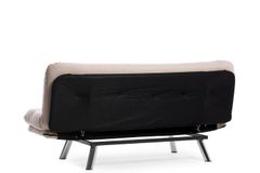 Pafu Hippo Linnen 3-Zitsbank Met Bed Functie, Crème