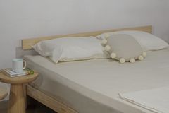 Axel Eko Berlin King Size Bed, 150 x 200 cm, Natural
