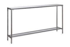 Gizela Console Table, 150 cm, Silver