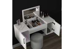 Arnetti Coral Make-up Tafel, Wit