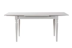 White Eettafelset met Bank, 110x70 cm