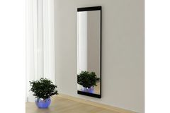 Mone Decoratieve Staande Spiegel, Zwart