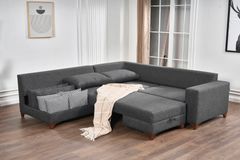 Masse Hoekbank Links, Antraciet