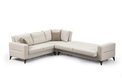 Kristal Hoekbank, Beige