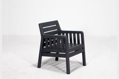 Lara Outdoor Sofa Set, Black