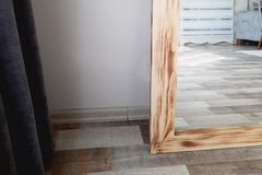 Wood Decoratieve Wandspiegel Cardie, 130x60 cm