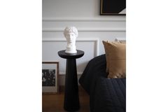 Tucas Home Mushroom Bijzettafel, 50 cm, Zwart