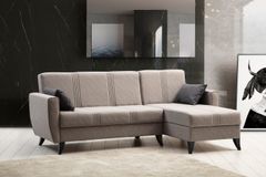 Zaden Hoekbank en Fauteuil, Lichtgrijs