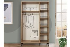 Noce Kledingkast met 3 Deuren