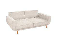 Larus 3-Zitsbank, Creme, Natuurlijke Poten