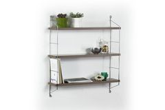 Neelix - Floating Shelves - Walnut & Chrome