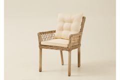 Pirus Rattan Tuinset, 6 Zits, Beige