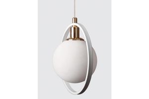 Bellezza Cork Chandelier, White