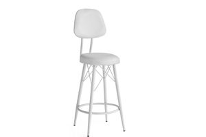Eiffel Barstoel, Wit-Wit