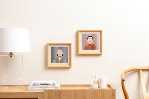 Frauenporträt Bilder-Set, 2 Tlg