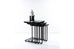 Mono C Bijzettafel, 3 Dlg, Zwart