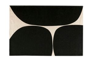 Stone Kelim, Schwarz & Creme