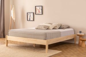 Galaxy King Size Bed, 150 x 200 cm, Natural