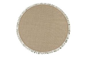 Tokio Round Rug, 155 x 155 cm, Beige
