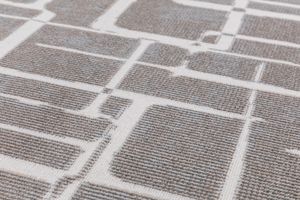 Nishi Machinetapijt, 80x150 cm, Grijs