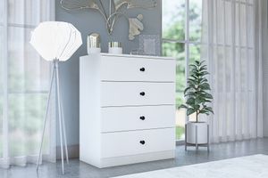 Nevis Chest of Drawers, White