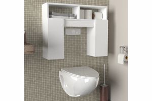 Geranimo Bathroom Cabinet, White