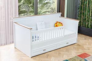 Canyon Castle Montessori Bettgestell mit Unterbett, 200x100 cm