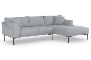 Leo Corner Sofa Right Chaise, Melange Grey