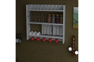 Dellana Wall Mounted Kitchen Cabinet, White