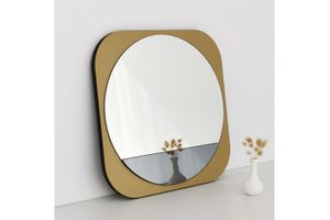 Sundown Wall Mirror, Gold