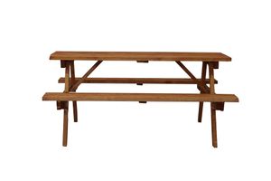 Msm Picknicktafel Met Bank, 6 Zits