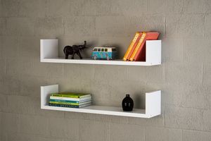 Iris Wall Shelf, White