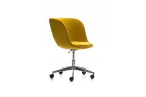 Rapido Office Chair, Yellow & Silver