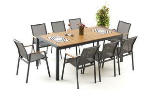 Daisy Tuinset, 8 Zits, Antraciet