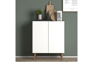 Luce Living Room Cabinet, White