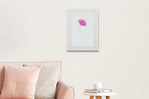 Obraz Watercolor Pink, v rámu, 30x40